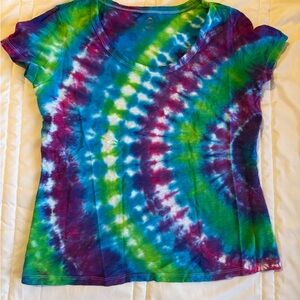 Vibrant Tie-Dye Women's Top
